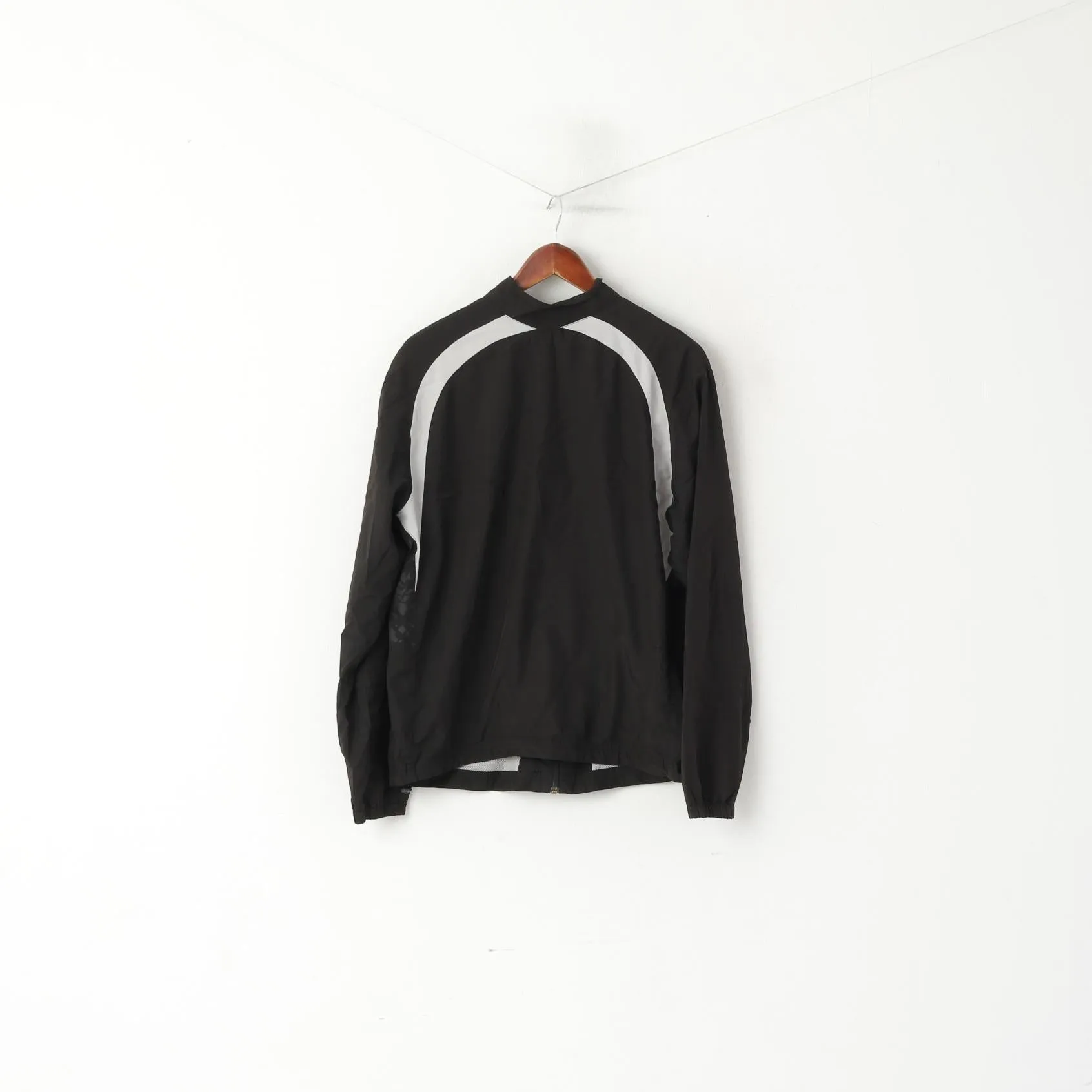 Puma Men M Jacket Black Sportswear Vintage Full Zip Activewear Track Top
