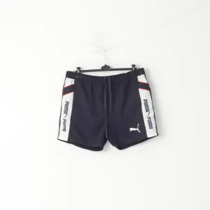 Puma Men XXL Shorts Navy Sport Mesh Lined Drawstring Waist Training