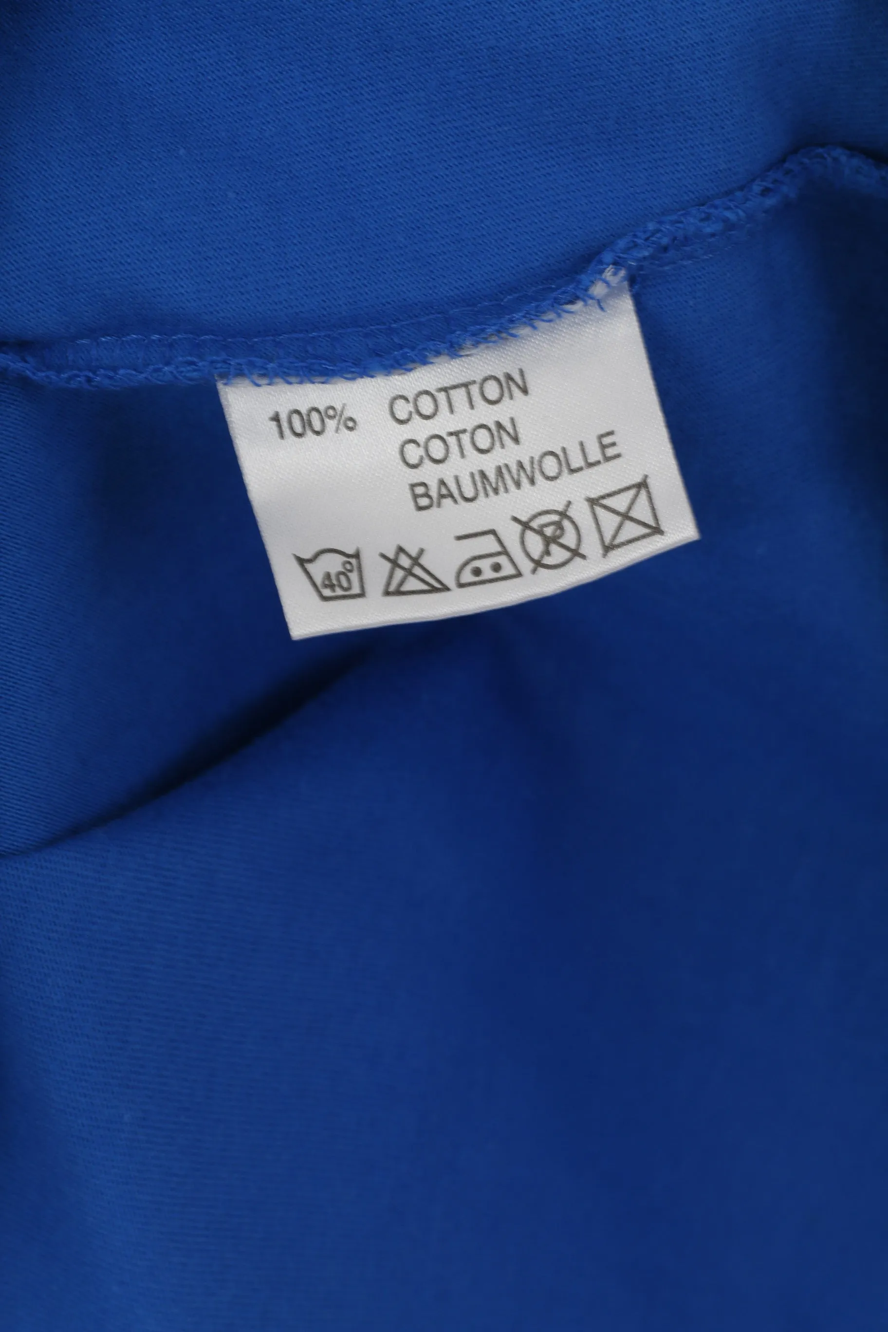 Rangers Collection Men M Shirt Blue Cotton Glasgow Football Gers Top
