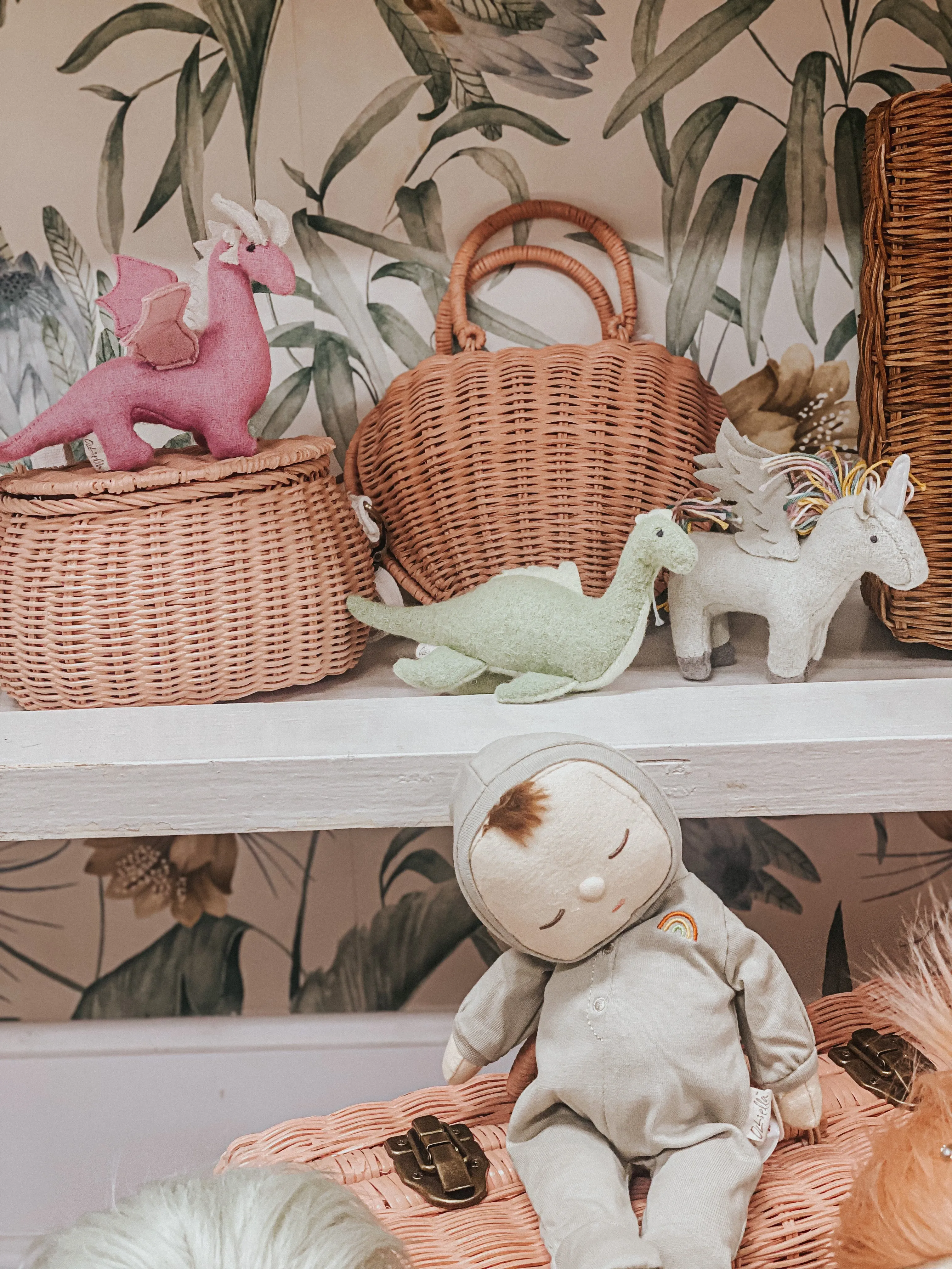 Rattan Luvya Bag - Rose