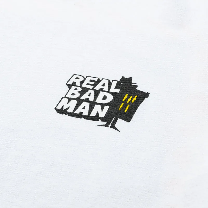 Real Bad Man Masked Men Tee - White