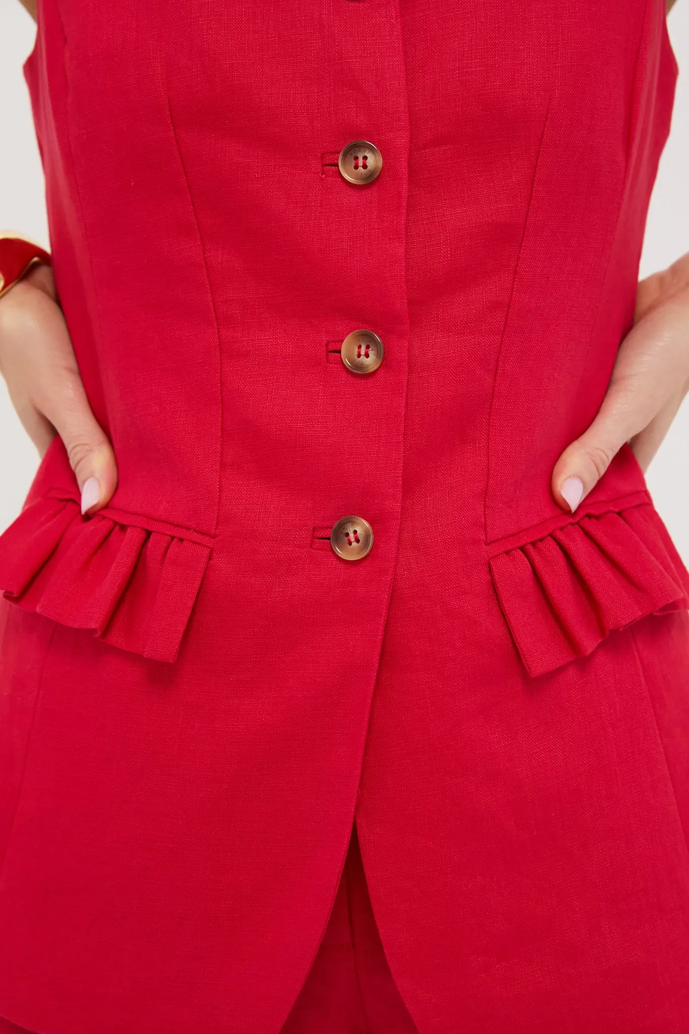 Red Matilda Gilet
