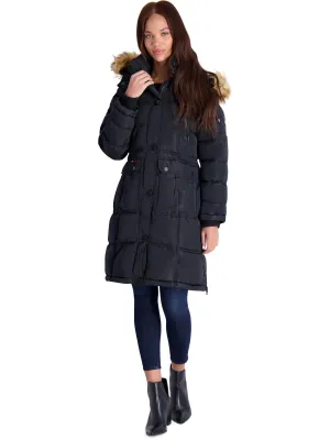 Reformation Womens Faux Fur Heavyweight Puffer Coat