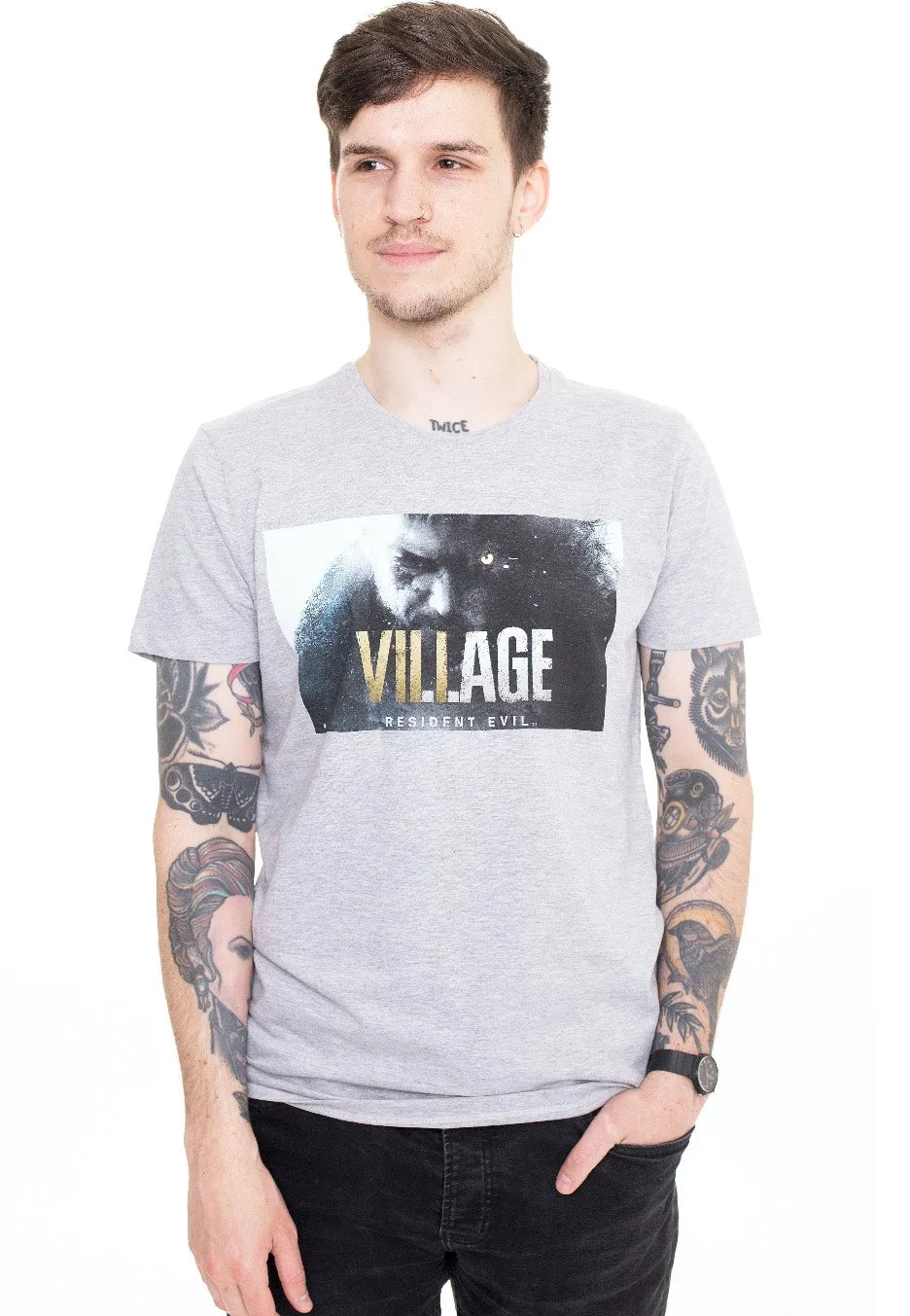 Resident Evil - Village Men Grey - T-Shirt