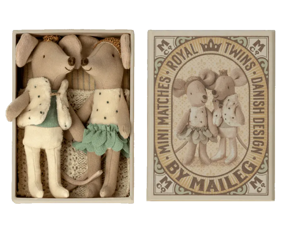 Royal Twins in Box, Little Brother and Sister - Mint