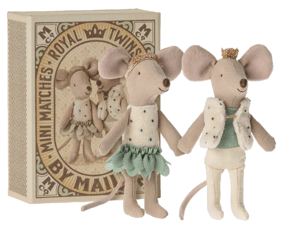 Royal Twins in Box, Little Brother and Sister - Mint