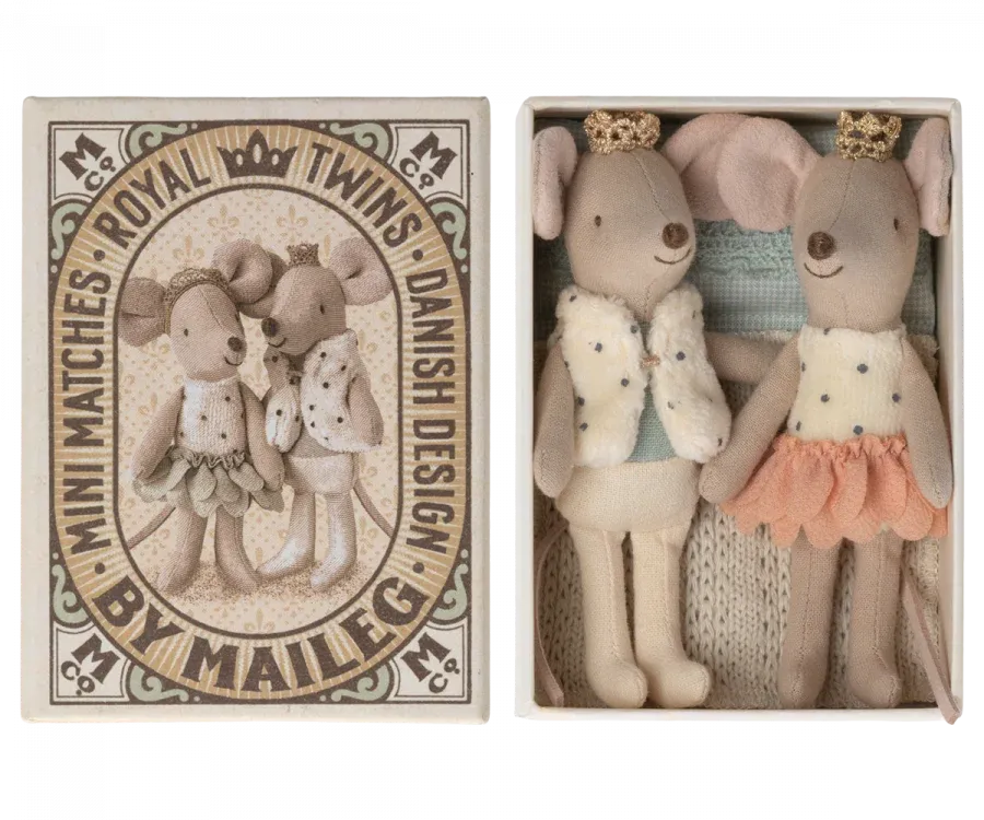 Royal Twins in Box, Little Brother and Sister - Rose