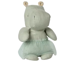 Safari friends, Hippo w. skirt, Small - Mint