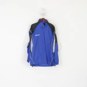 Saller Men L Jacket Blue Nylon Waterproof Hidded HoodSV Wacker Rottleberode Top