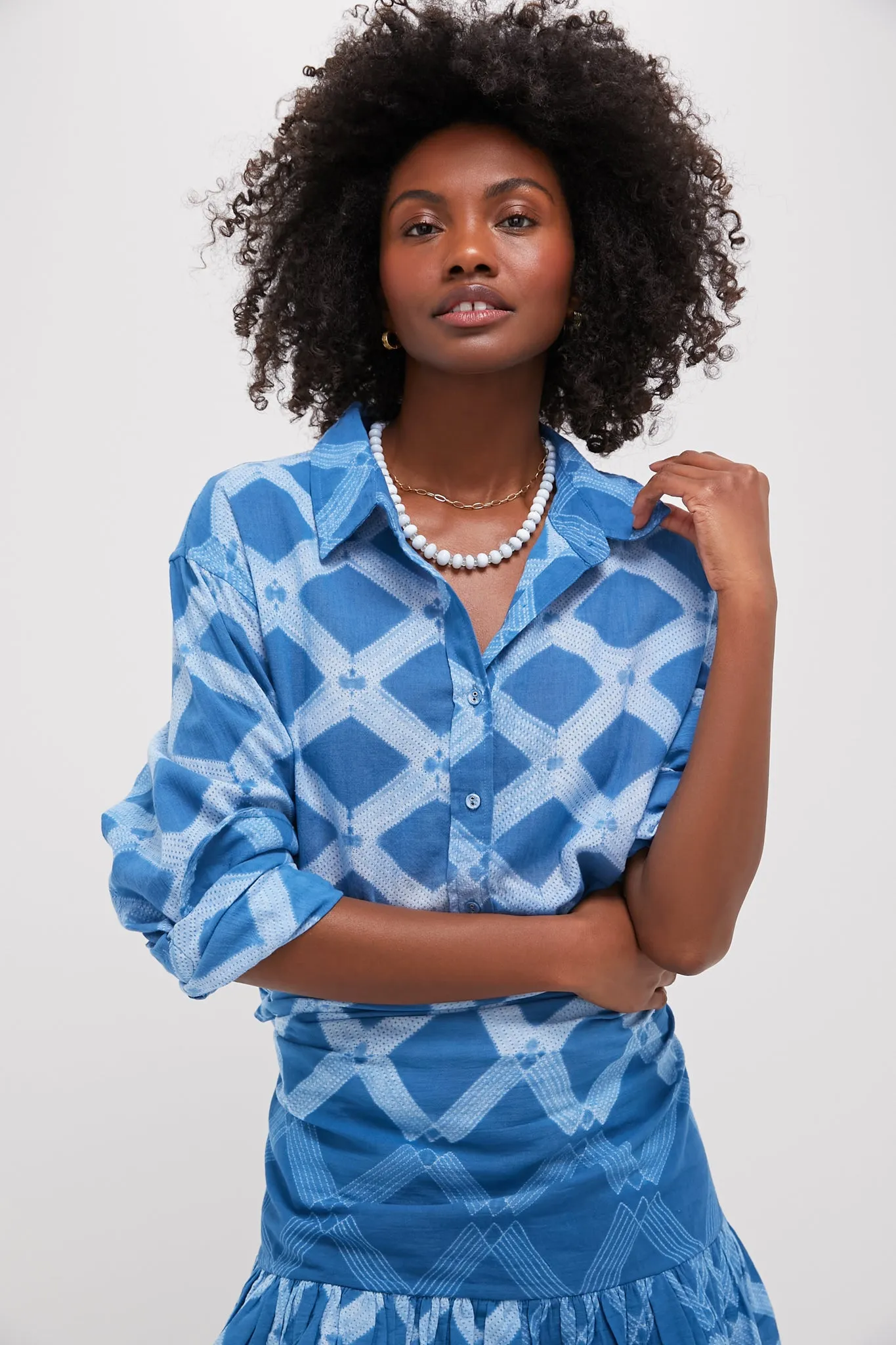 Sapphire Path Classic Button Down
