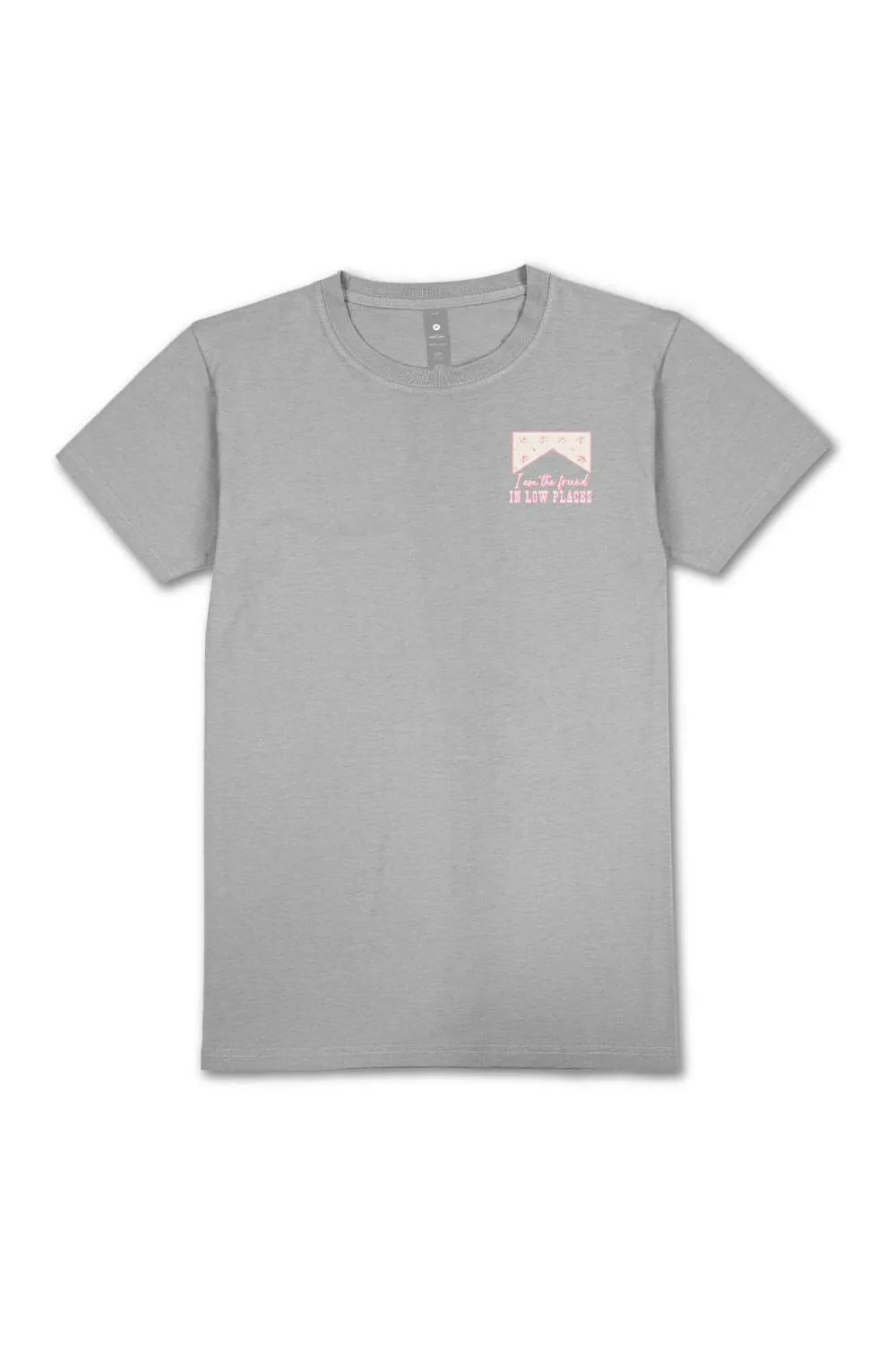 Simply Southern Plus Size Friend In Low Places T-Shirt for Women in Heather Grey | EXT-SS-COW-HTHRGRY