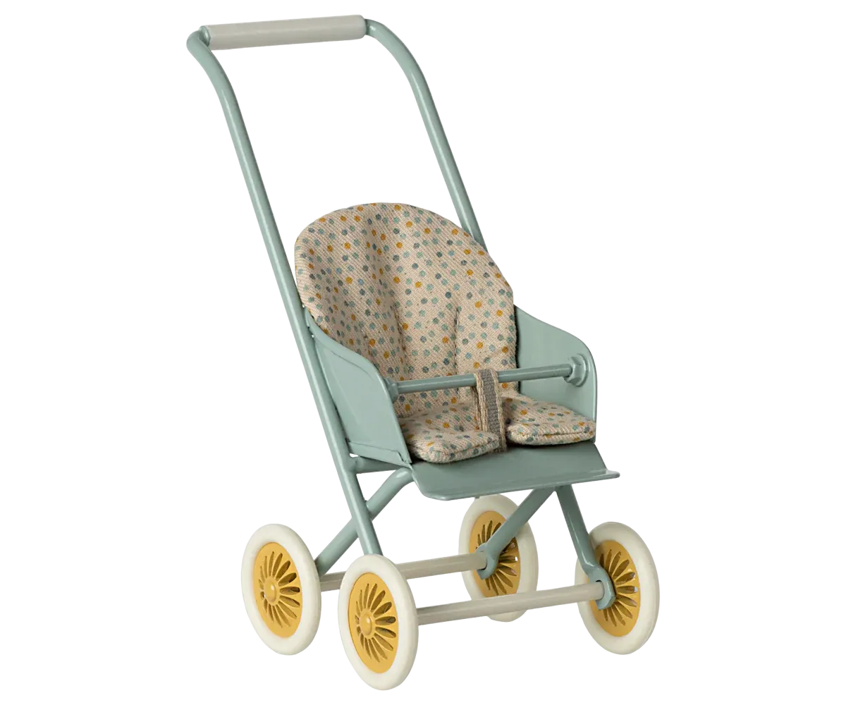 Stroller, Micro - Mint (yellow wheels)