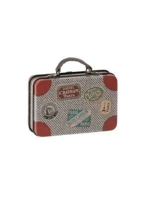 Suitcase, Metal - Grey Travel