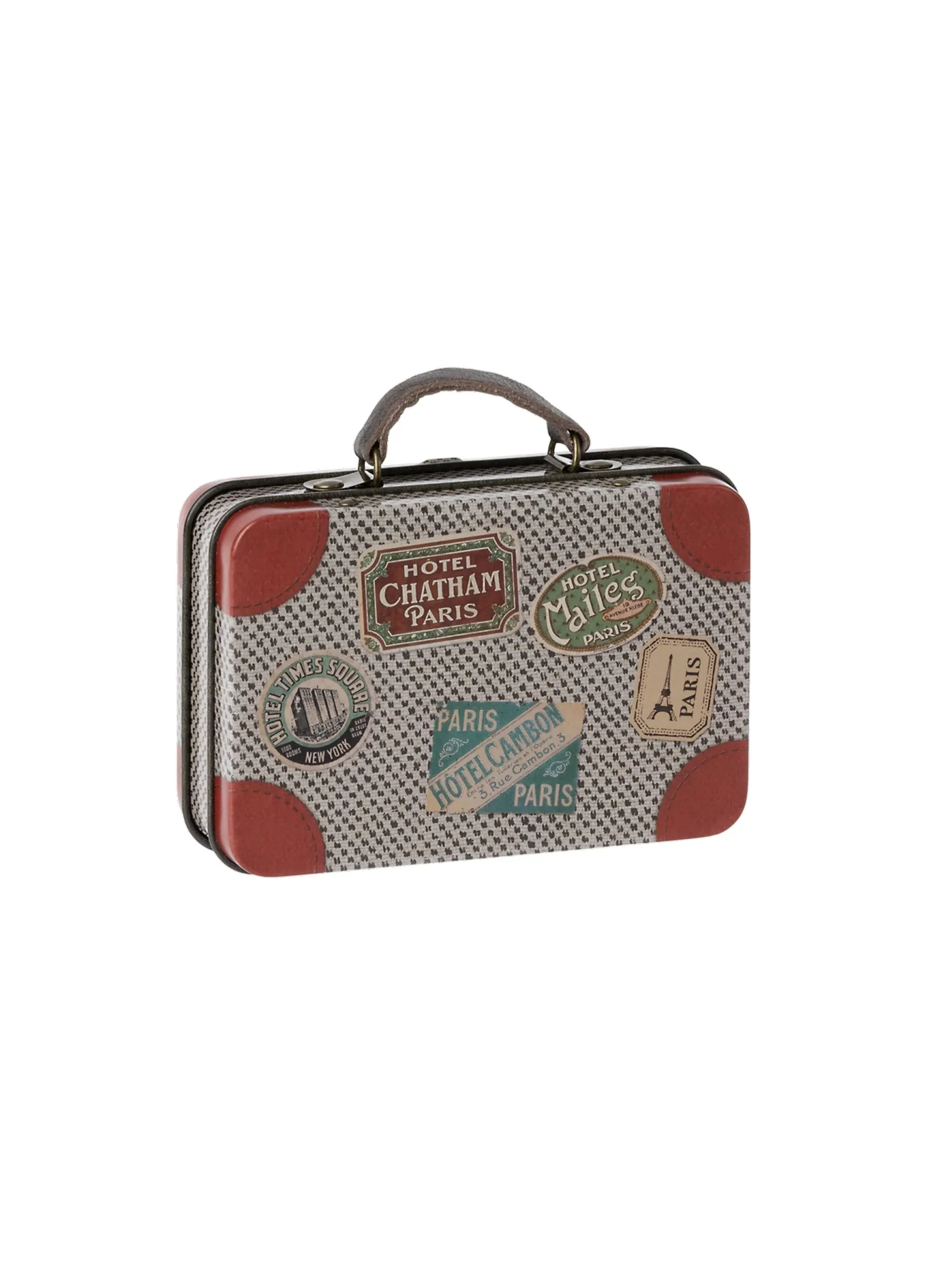 Suitcase, Metal - Grey Travel