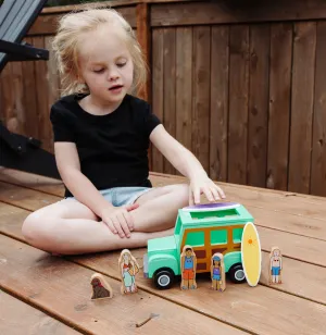 Surf's Up Dude Magnetic Truck