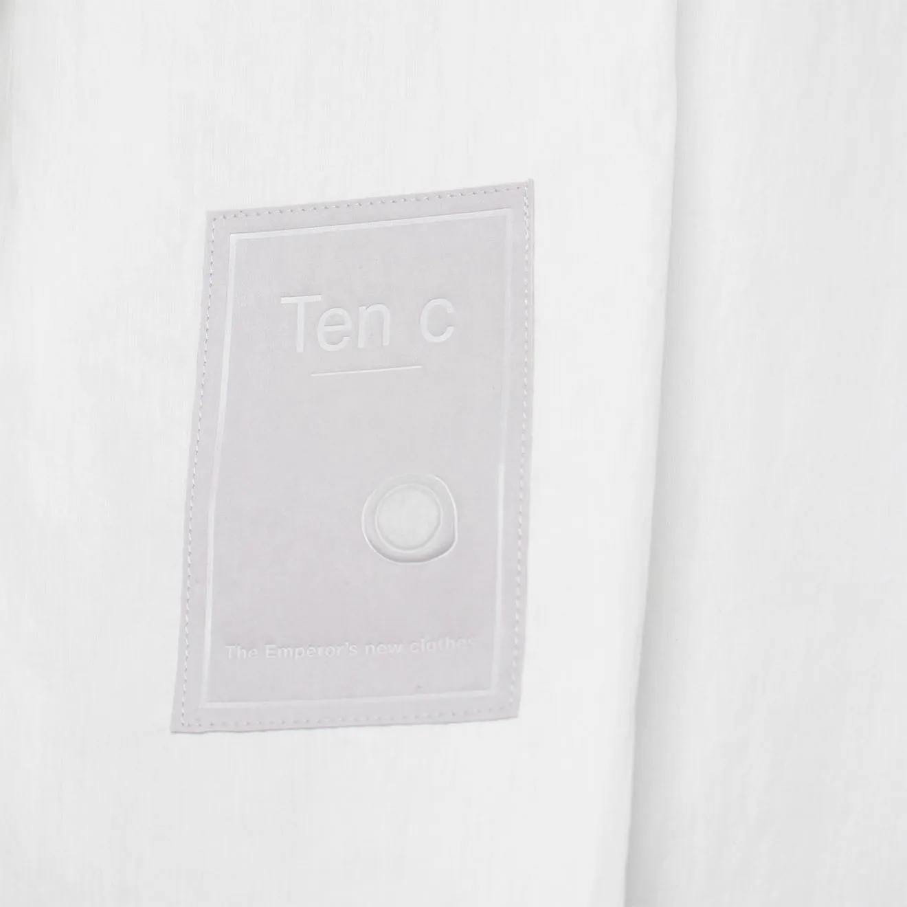 Ten C Camicia Manica Corta Shirt White Snow