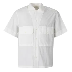 Ten C Camicia Manica Corta Shirt White Snow