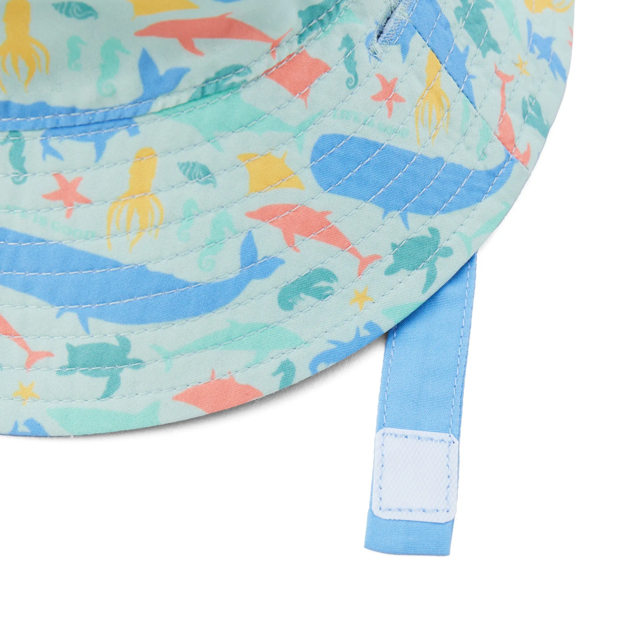 Toddler Sea Life Pattern Made in the Shade Bucket Hat Life is Good