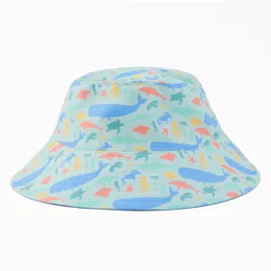 Toddler Sea Life Pattern Made in the Shade Bucket Hat Life is Good