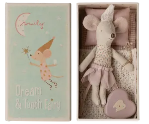 Tooth Fairy Mouse, Little Sister in Match Box