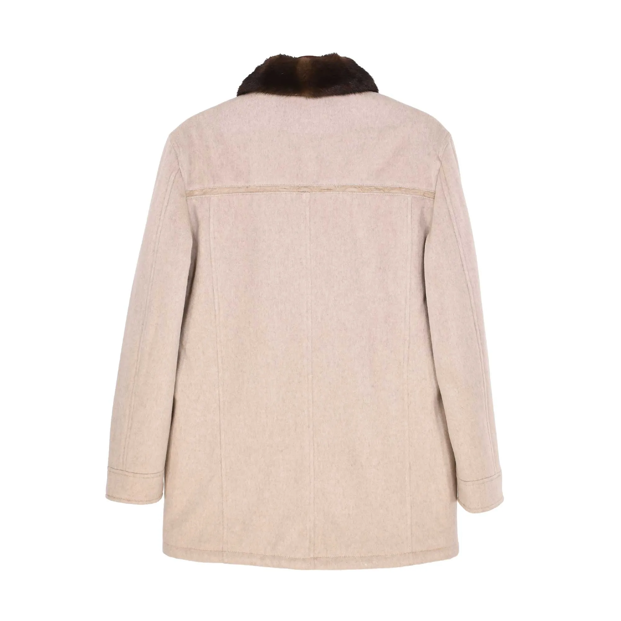 Torras Men's Fur Collar Coat