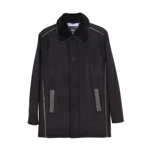 Torras Men's Fur Collar Coat