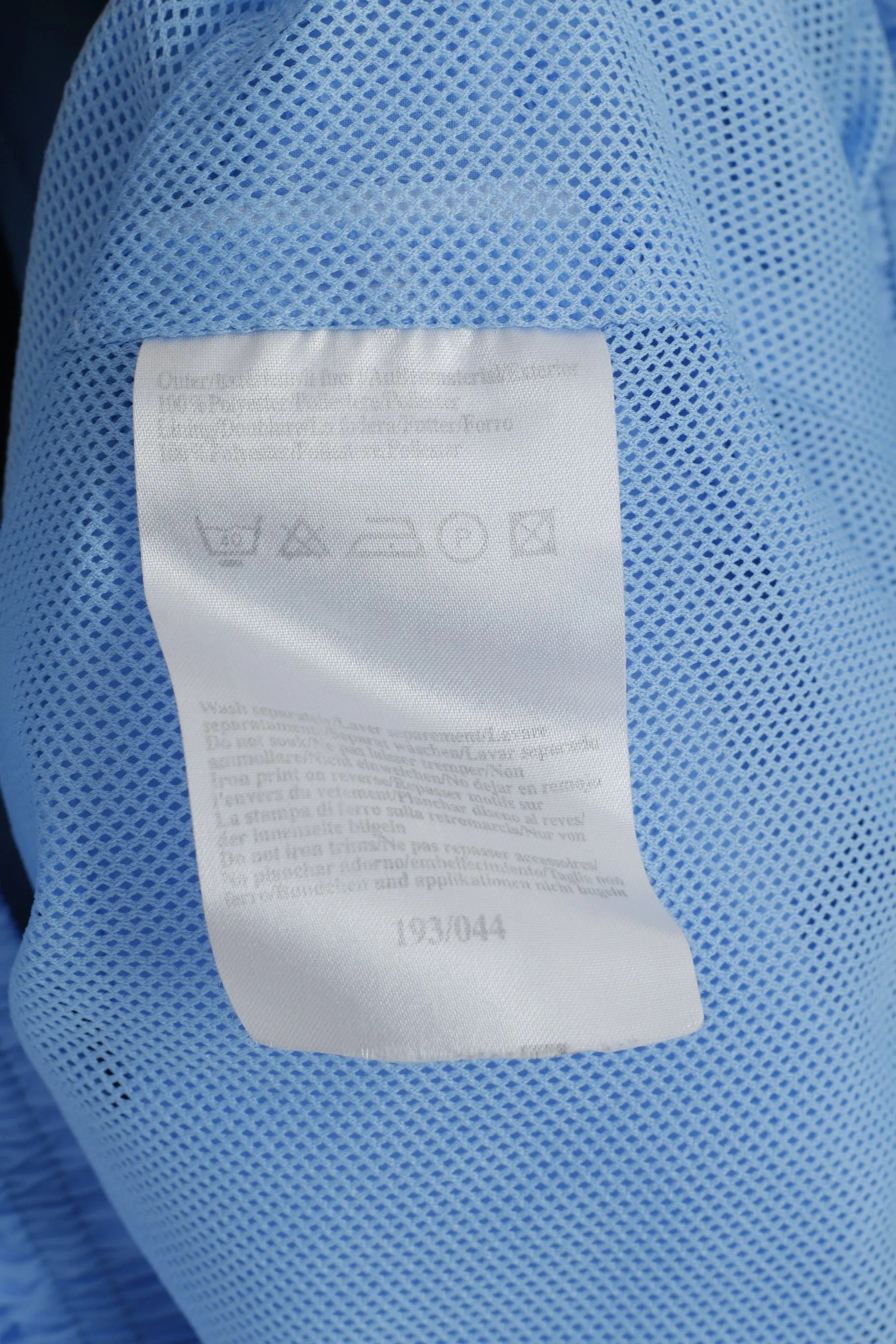 Umbro Men XL Jacket Blue Sport Training Full Zipper Lightweight Bomber Top