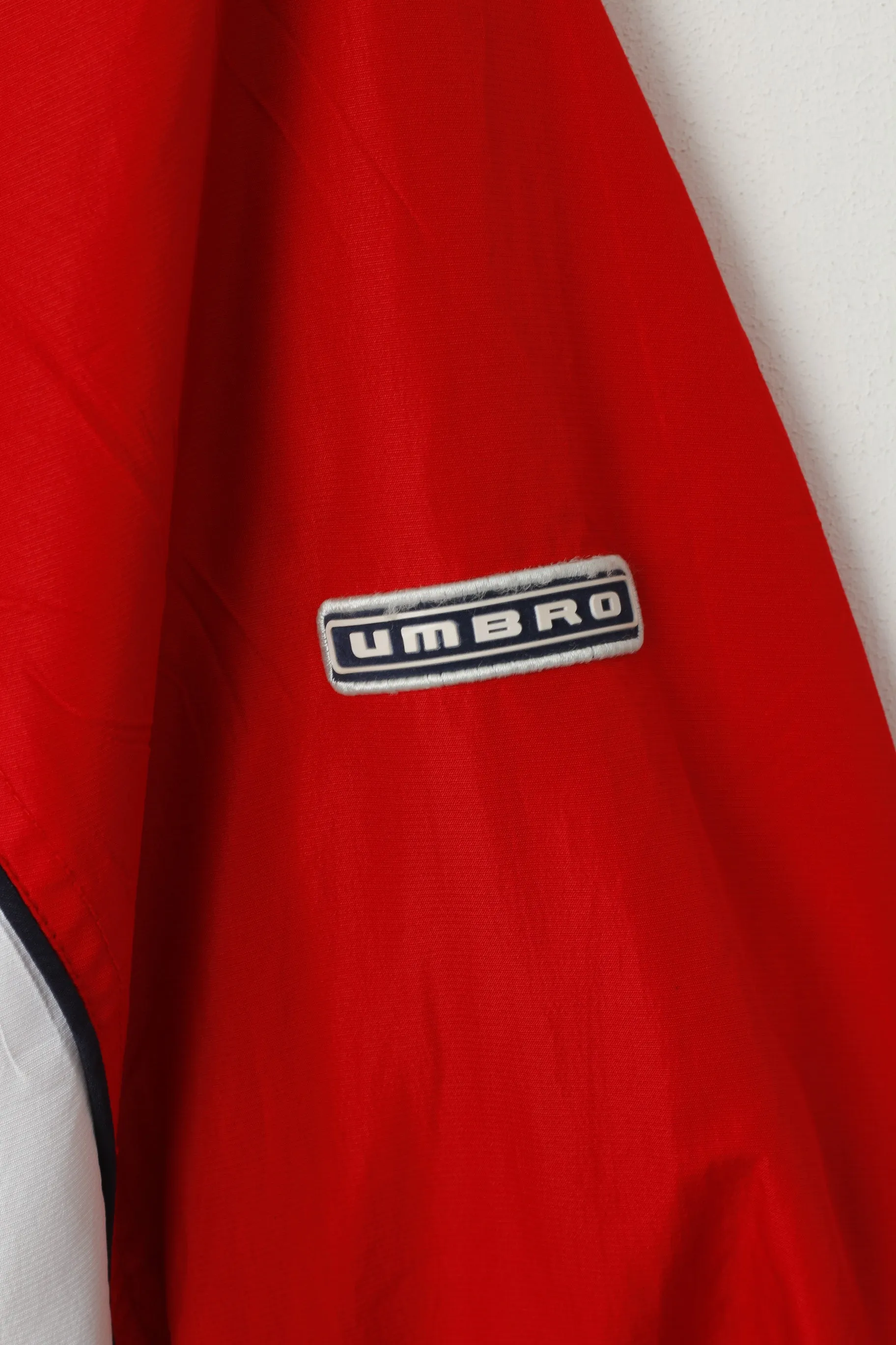 Umbro Men XS Jacket Red Konnerud Idrettslag 1927 Norway Full Zipper Active Top