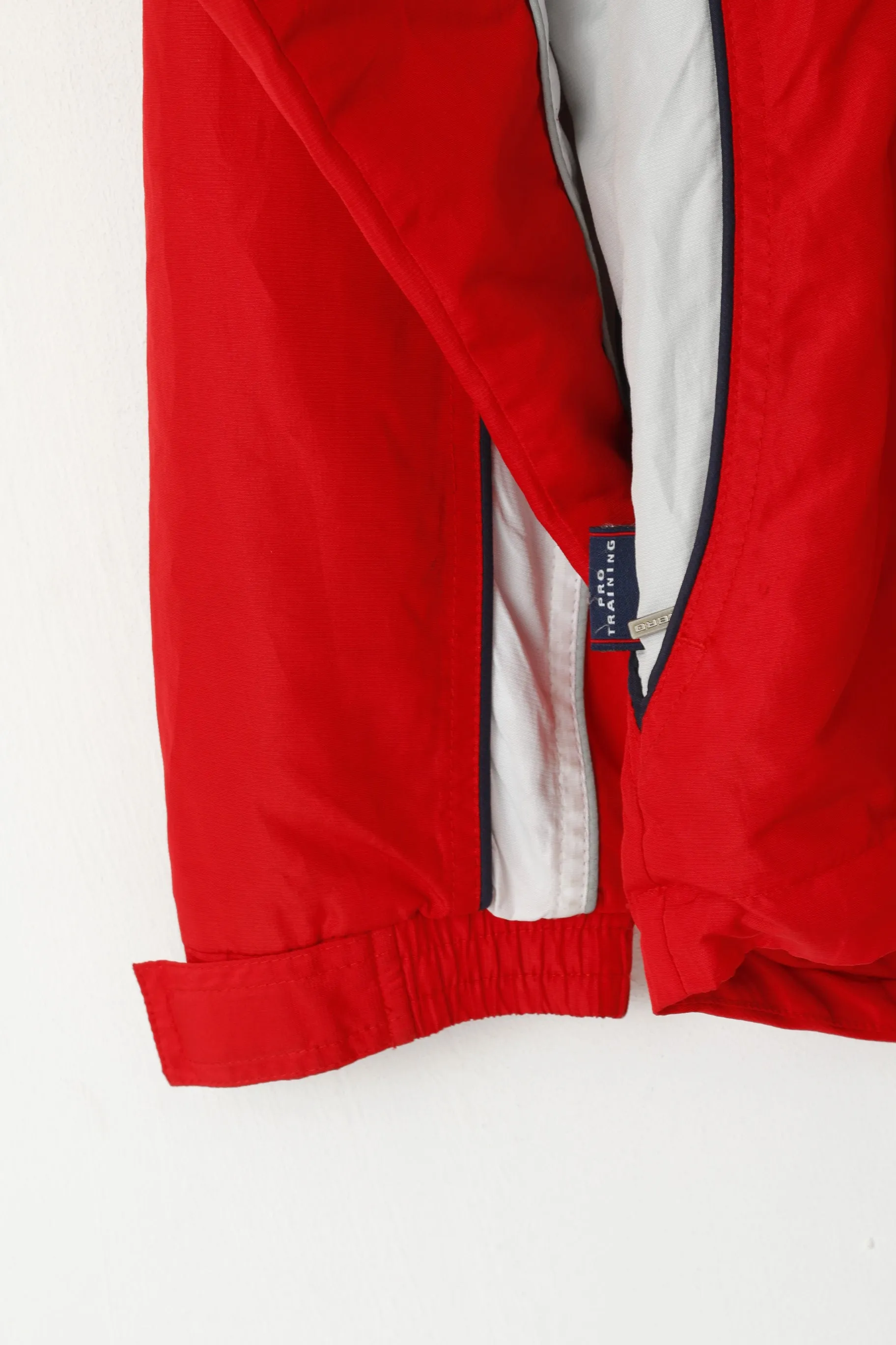 Umbro Men XS Jacket Red Konnerud Idrettslag 1927 Norway Full Zipper Active Top