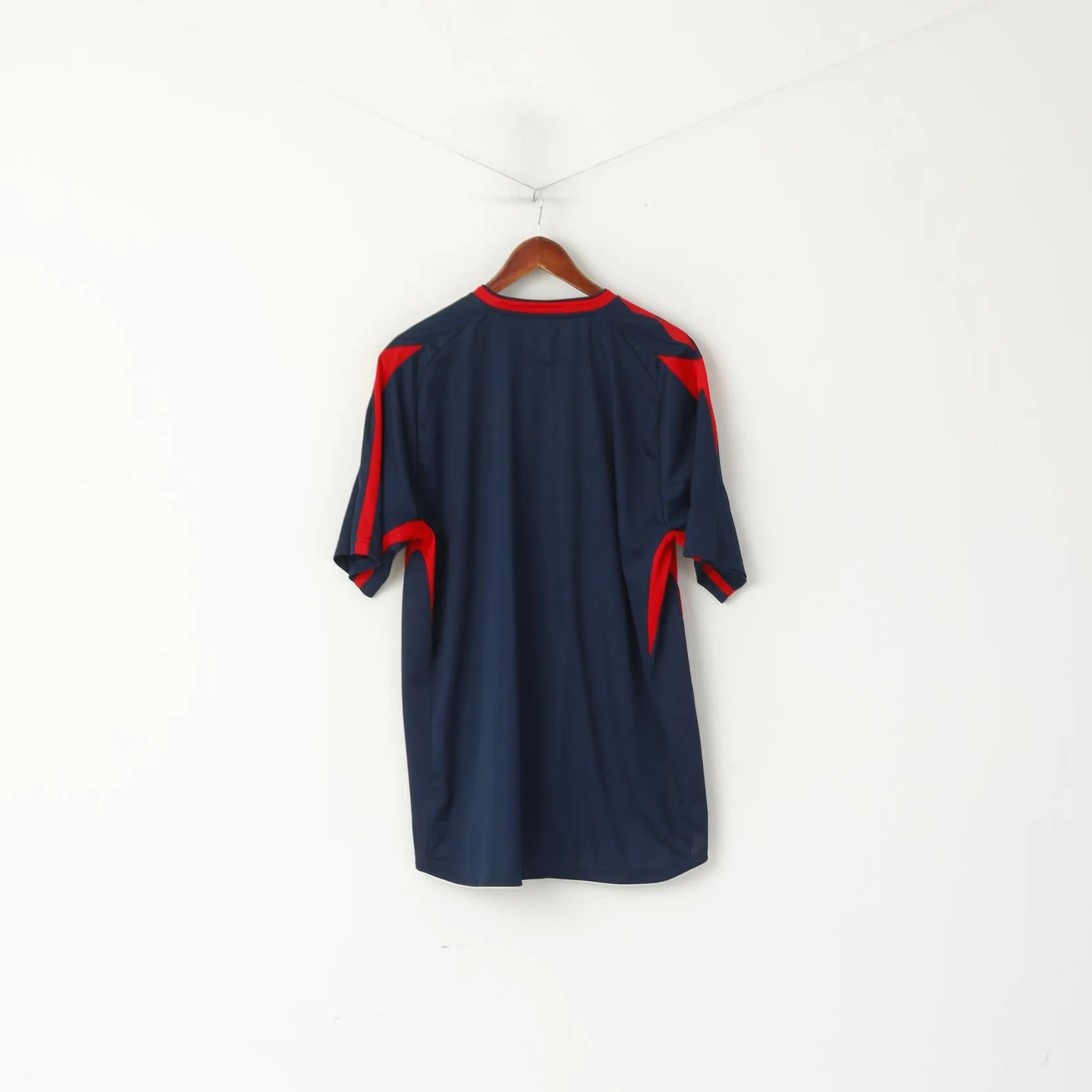 Umbro Men XXL Shirt Navy Sunderland Football Club Jersey Sportswear Top