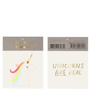 Unicorns Are Real Tattoos (x 2)