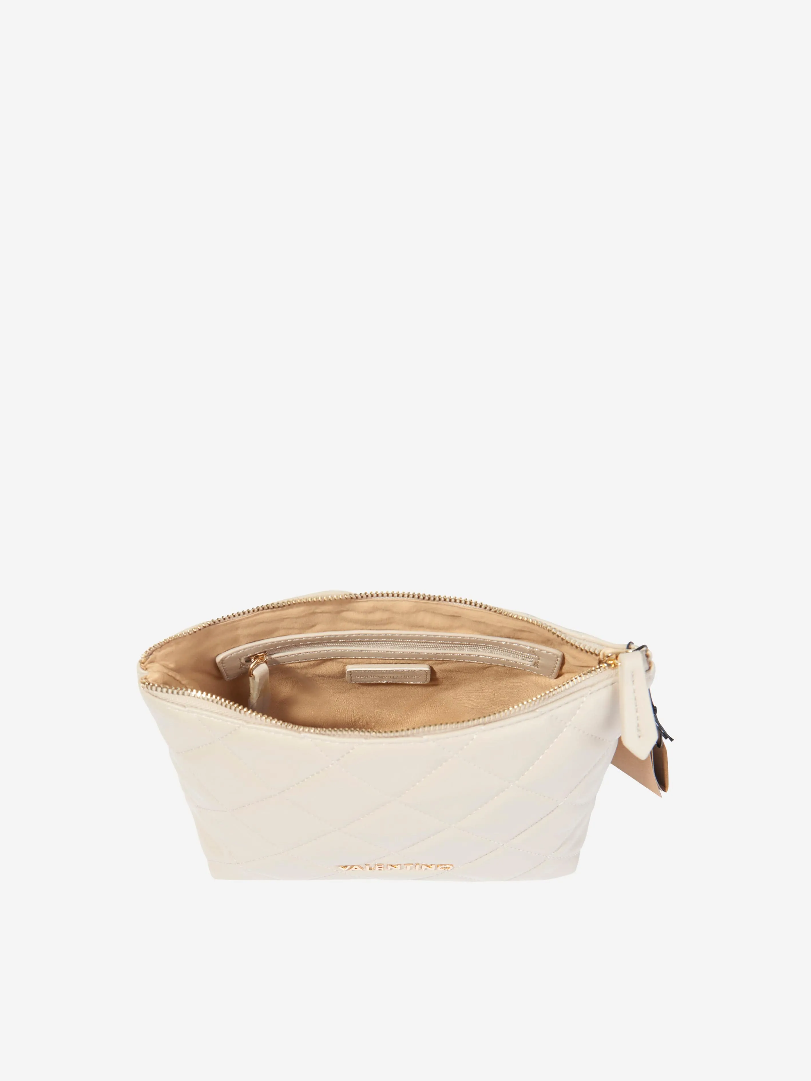 Valentino Ocarina Soft Cosmetic Case in Beige (21cm)