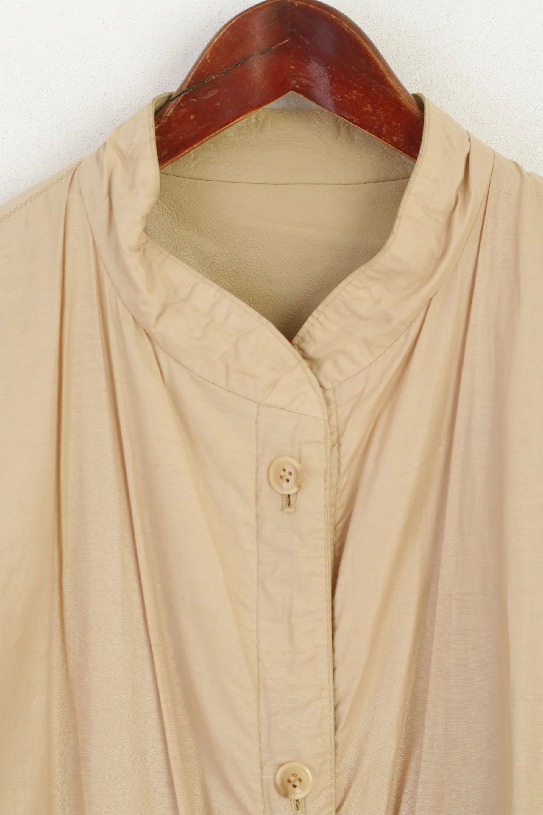 Vintage Men 52 M Jacket Beige Double Sided Harrington Classic Soft Top