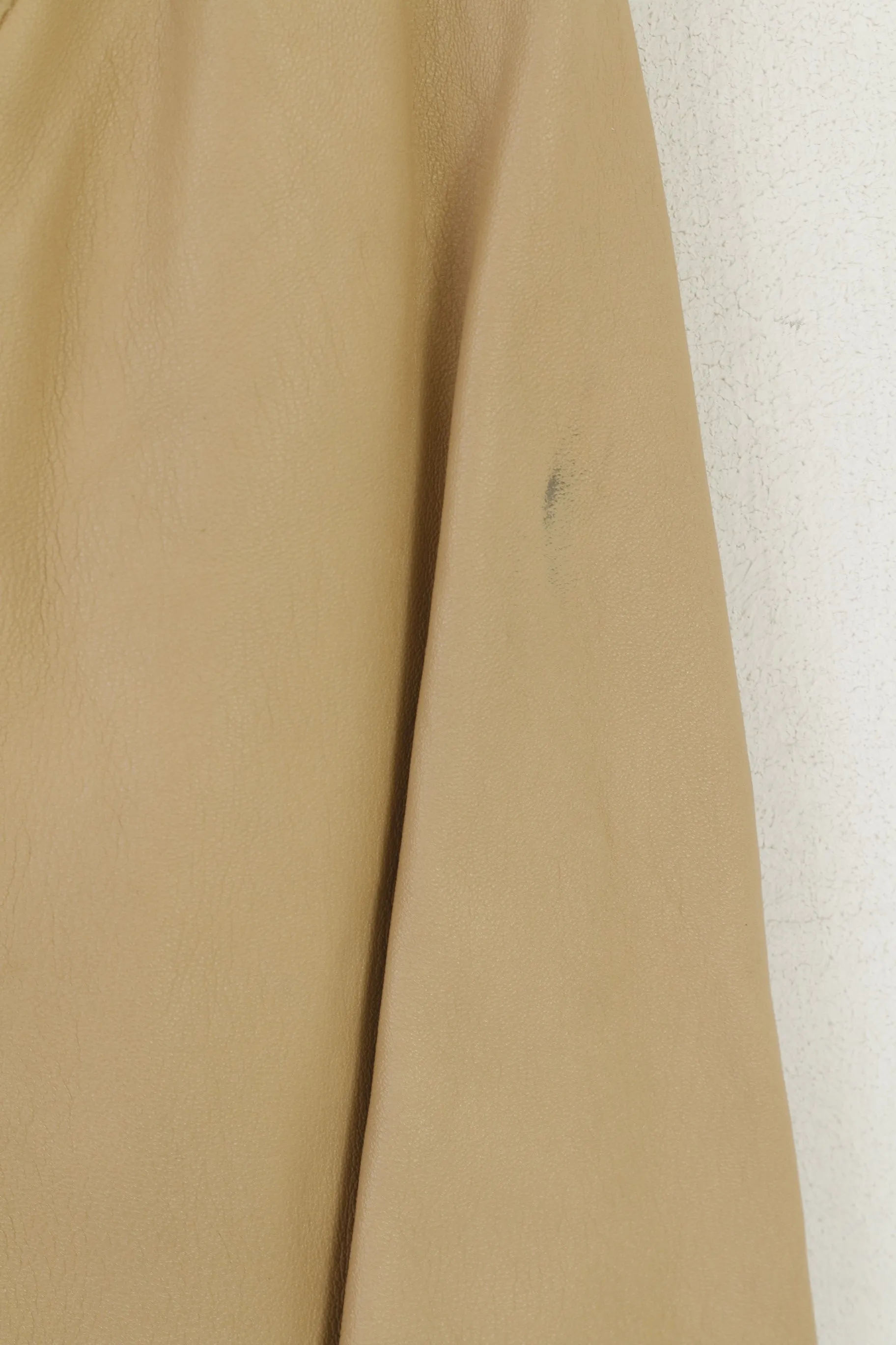 Vintage Men 52 M Jacket Beige Double Sided Harrington Classic Soft Top