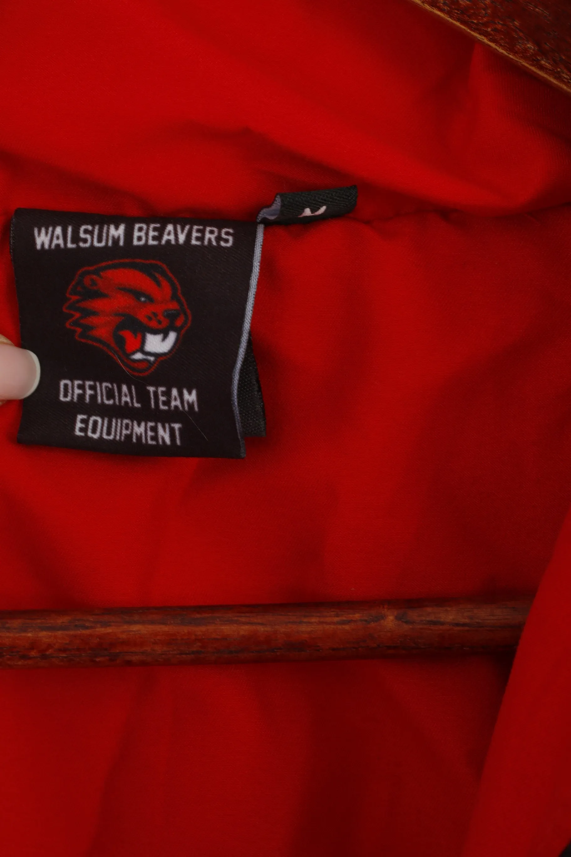 Walsum Beavers Official Team Men M Jacket Red Basketball Sportswear Top