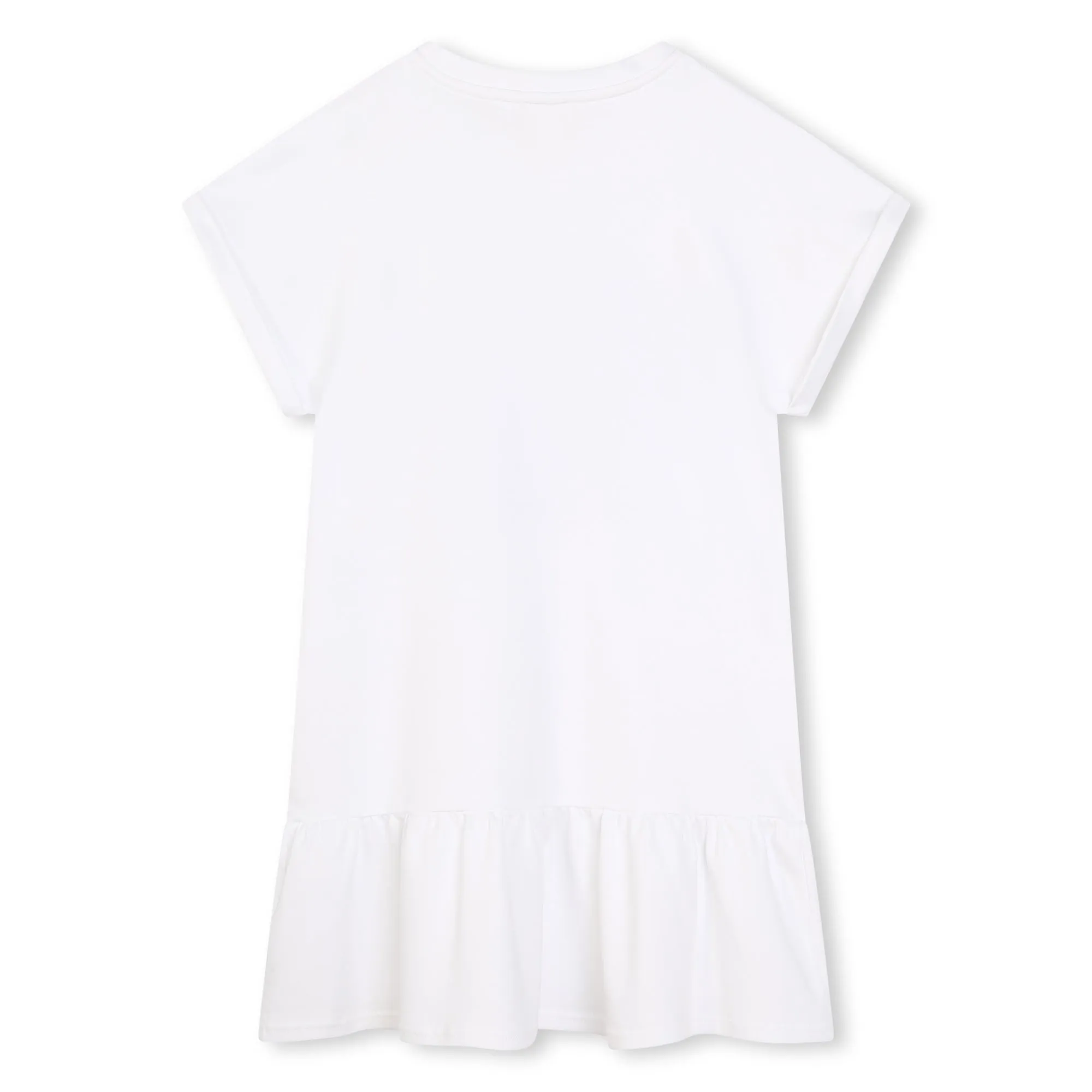 White Short Sleeved Dress