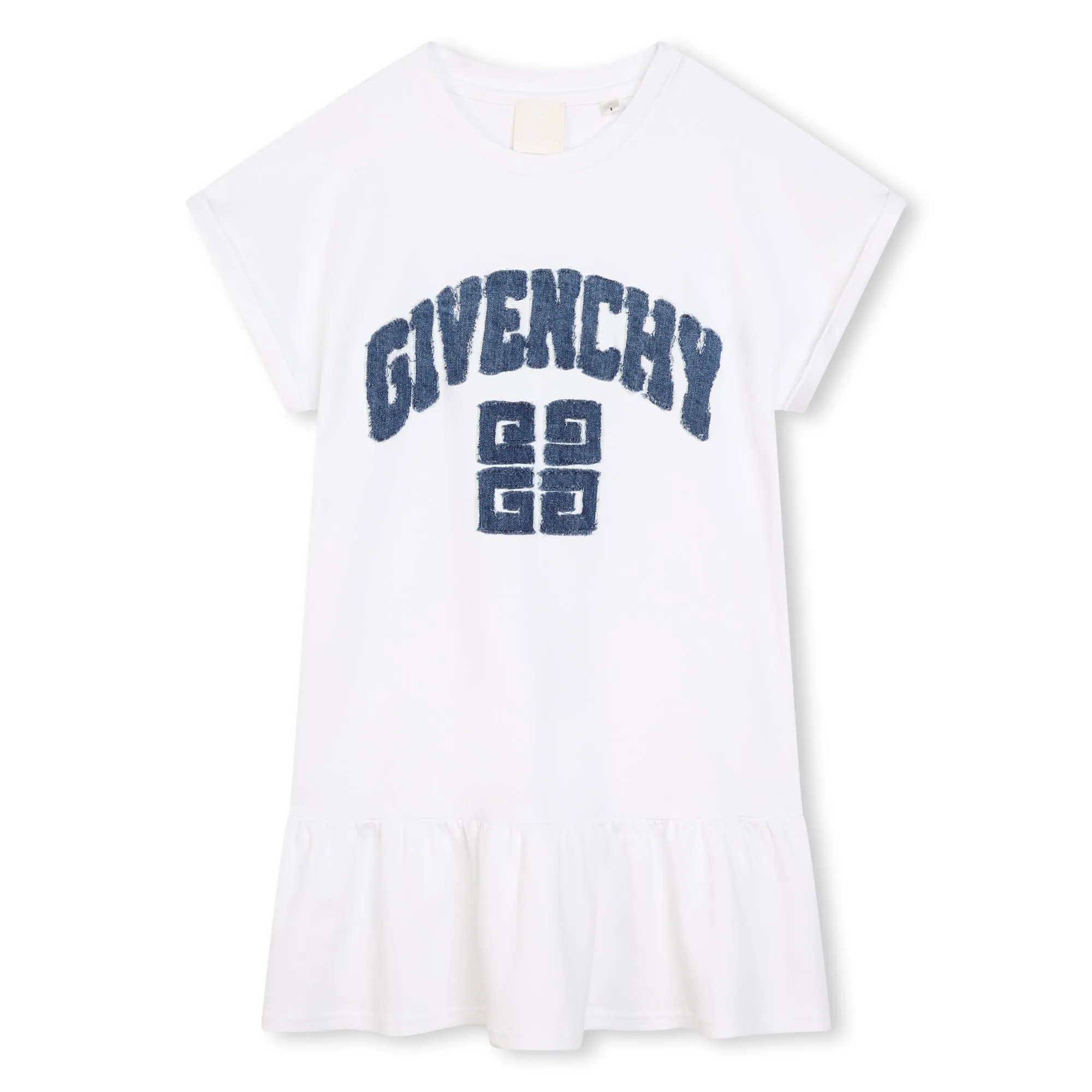 White Short Sleeved Dress
