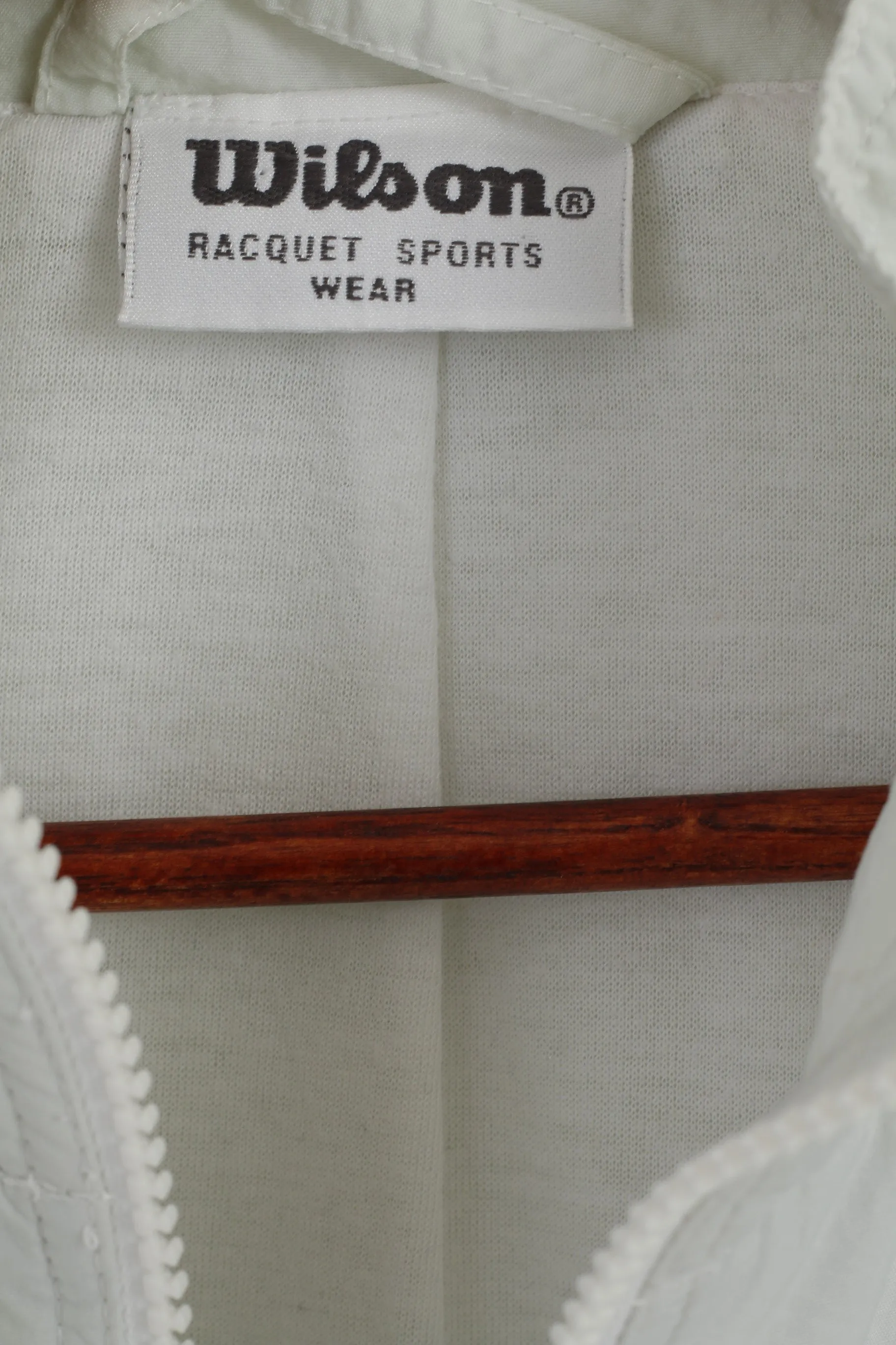 Wilson Men XXL Jacket Grey Racquet Sports Waterproof Nylon Vintage Tennis Top