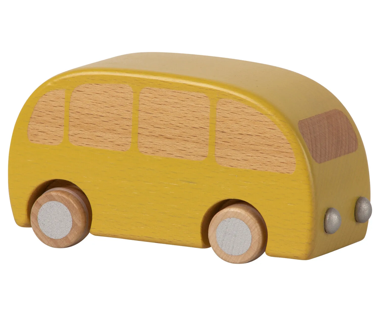 Wooden Bus Yellow