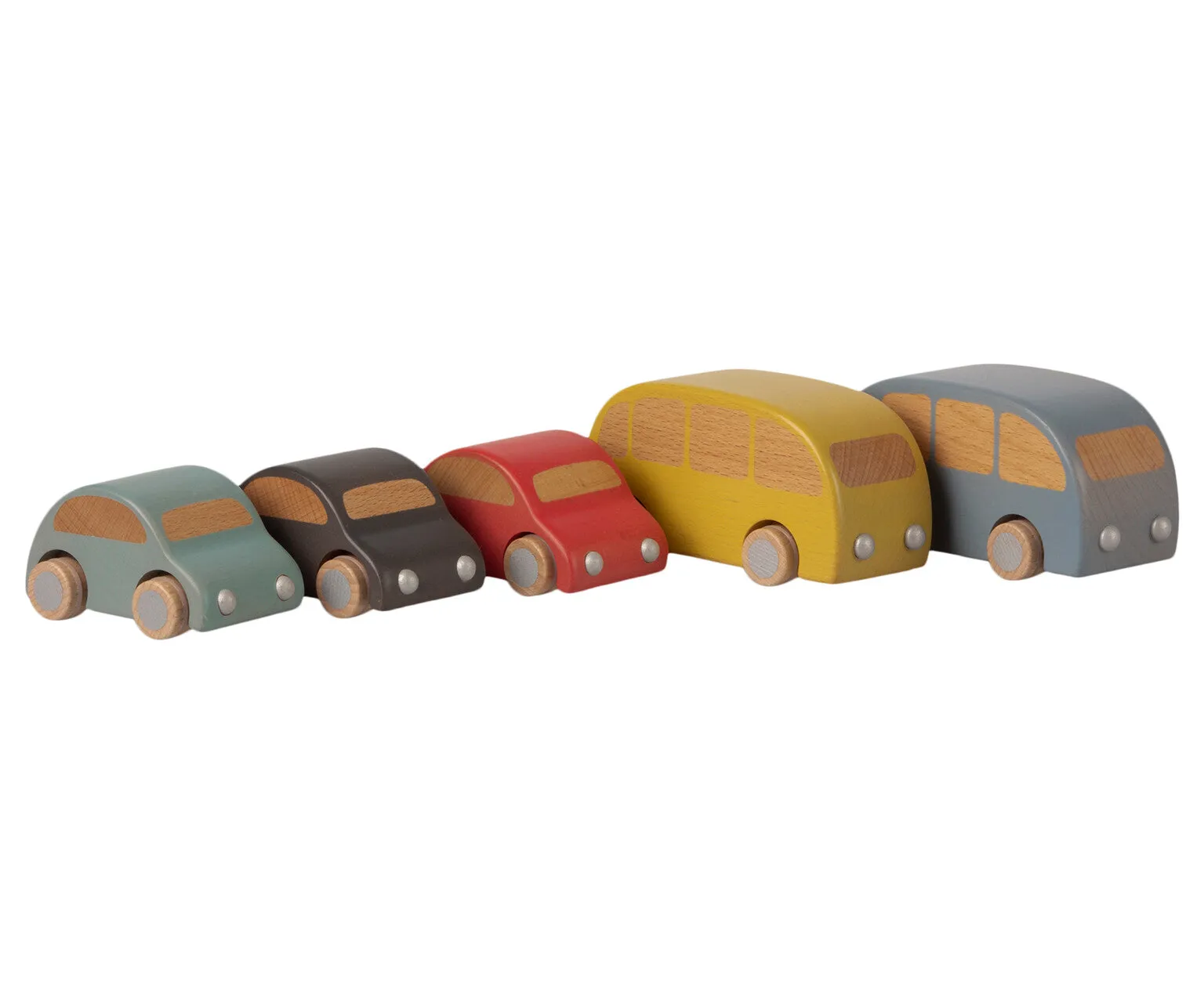 Wooden Bus Yellow
