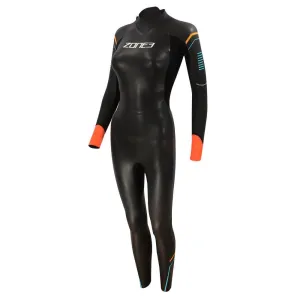 Zone 3 Aspect Breaststroke Women's Wetsuit (Black/Blue/Orange)